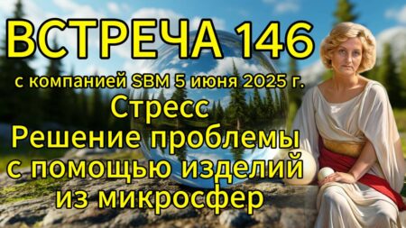 Встреча 146 со Светланой Крисько 5.06.2025г. Стресс. Решение проблемы с помощью изделий из микросфер.