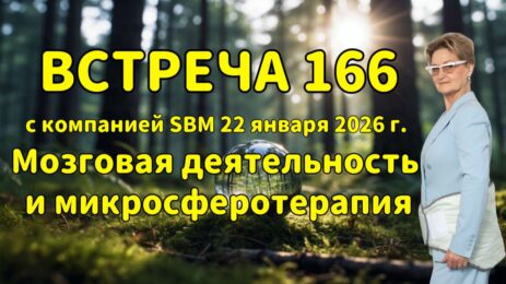 Встреча 166 со Светланой Крисько 22.01.2026 г. Мозговая деятельность  и микросферотерапия.