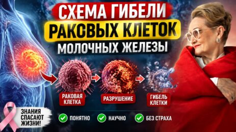 Схема гибели раковых клеток молочной железы. Перевод статьи