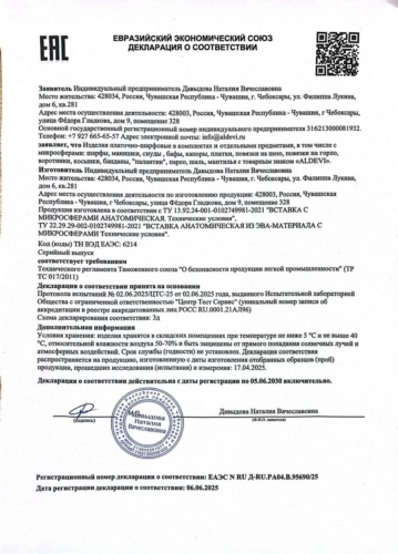 Сертификаты Светлодар 23 &bull; Светлодар – изделия с микросферами от Светланы Крисько